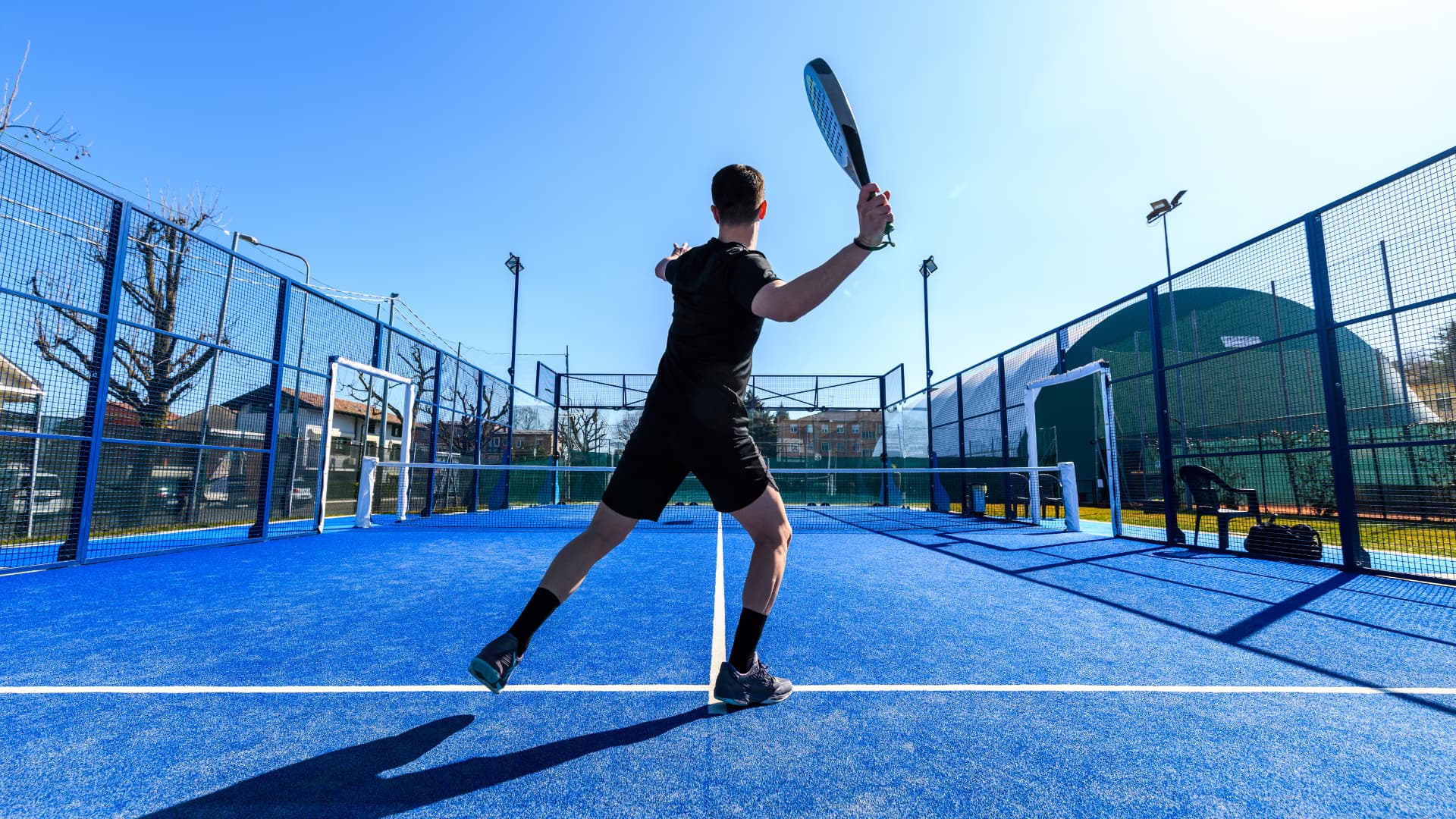 Padel court background